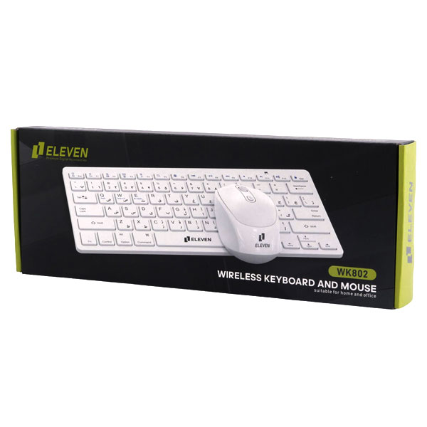 کیبورد و ماوس بی سیم ELEVEN ایلون مدل WK802 - عکس 5